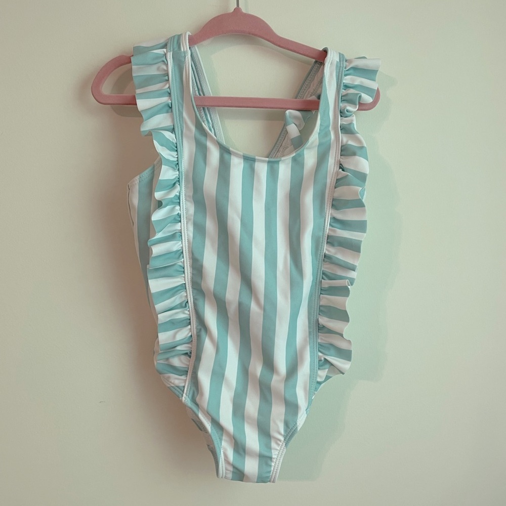 Carters Striped Swimsuit- 4T